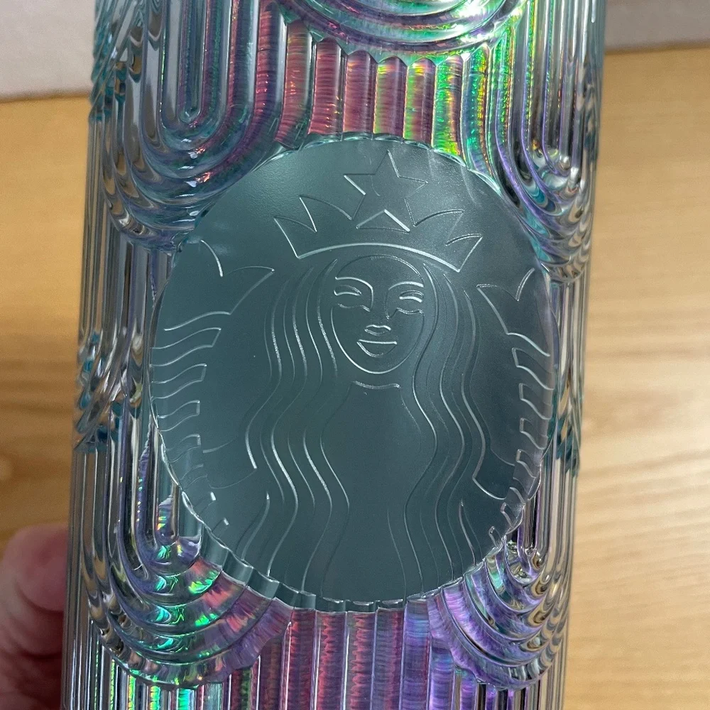 Starbucks Spring 2022 Tumbler Iridescent Mermaid Scale Design Limited Ed Retired